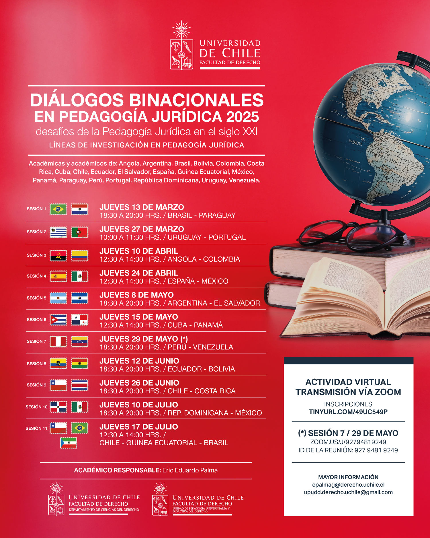 Diálogos binacionales en pedagogía Jurídica 2025