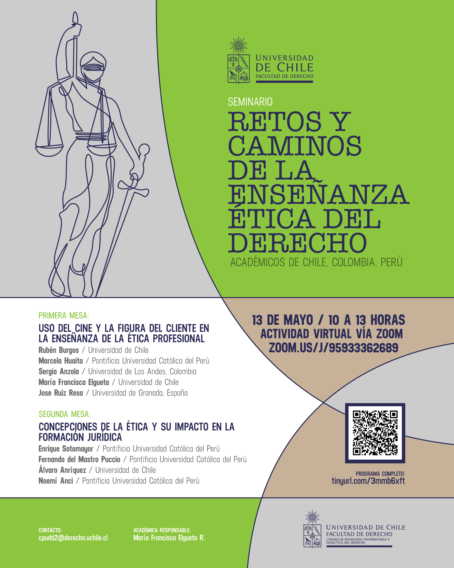 Seminario retos y caminos de la enseñanza ética del derecho